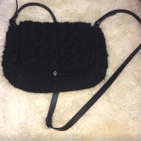 Helen Kaminski Handbags - Helen Kaminski Crochet and Leather shoulder bag!